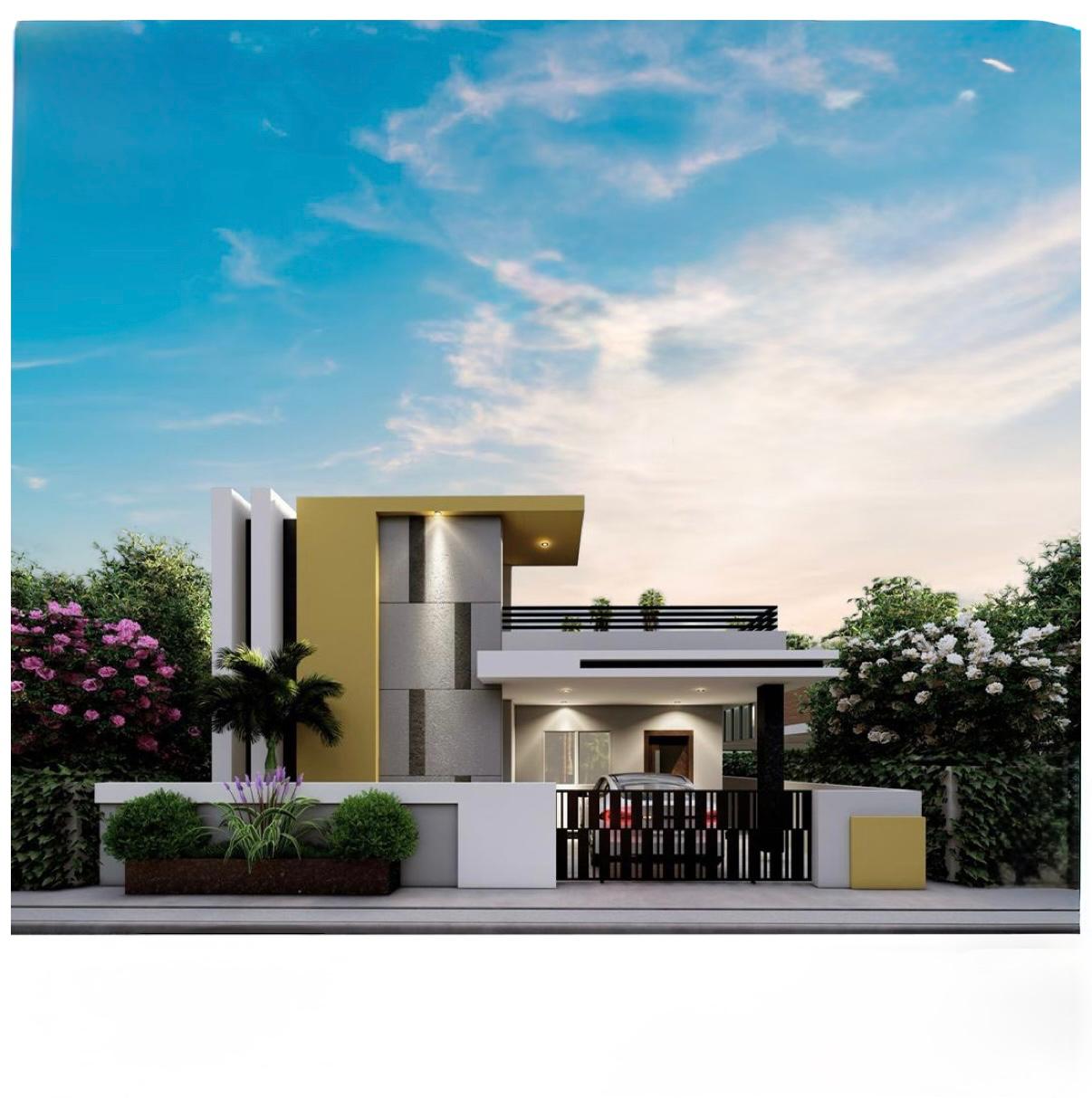 Independent houses in a gated community